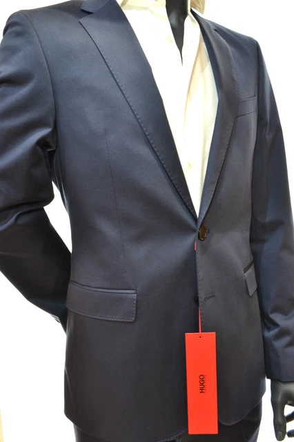 HUGO BOSS COSTUME Coton C-Ryan Win Bleu Taille 52 Slim Art