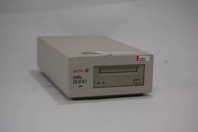 Read ADIC DATa8000B External Tape Drive