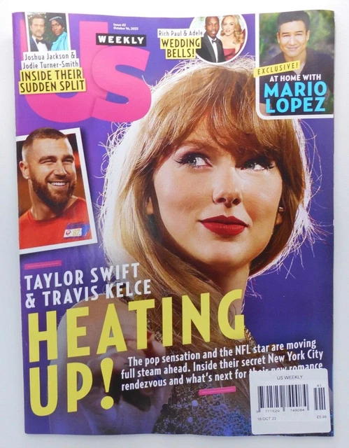 Uss Magazine US WEEKLY MAGAZINE 16th Oct 2023 Taylor Swift & Travis Kelce, Mario ...