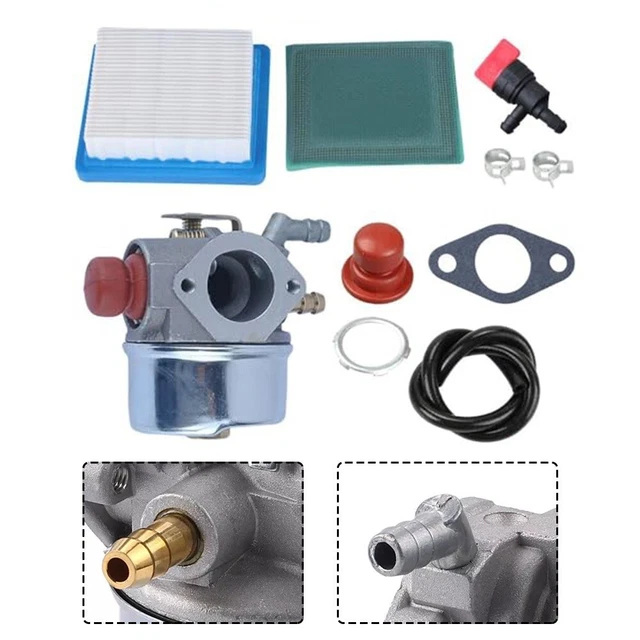 Kit Carburateur Complet + Filtre à Air – Compatible 8hp Nikki 796329 – Pour Tondeuse, Générateur