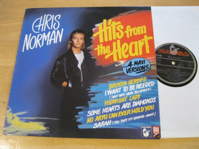 LP Chris Norman Hits from the Heart Midnight Lady Vinyl Hansa 208 948