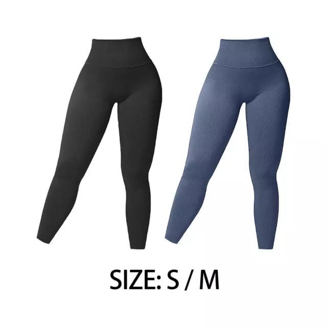 Damen Yogahose Leggings Hose Nahtlose Sporthose Stretch Activewear Hose zum