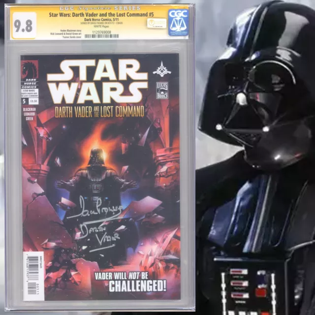 CGC 9.8 SS Star Wars Darth Vader and the Lost Command #5 signed by David Prowse CGC 9.8 SS Star Wars Darth Vader and the Lost Command #5 signed by David Prowse