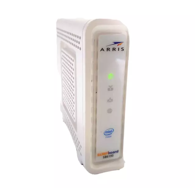 ARRIS SURFboard DOCSIS 3.0 Cable Modem - SB6190 - White Computer Router