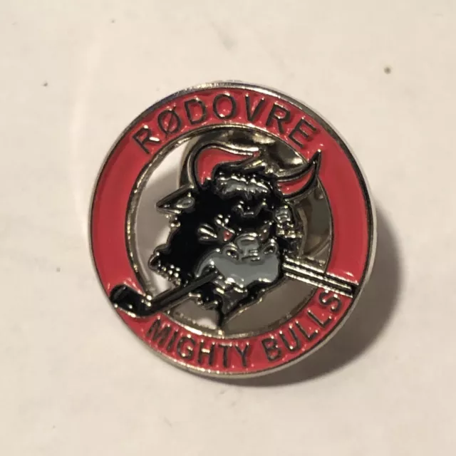 Vintage Rødovre Mighty Bulls Pin | Denmark Danmark