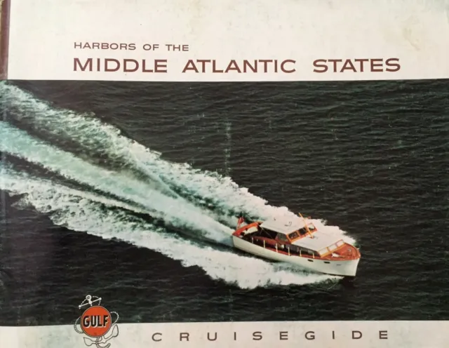 Vintage Nautical 1960 "Harbors Of The Middle Atlantic States" Gulf Cruisegide