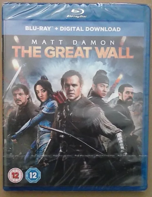 The Great Wall : (Blu-ray / Matt Damon 2017) New & Still Sealed