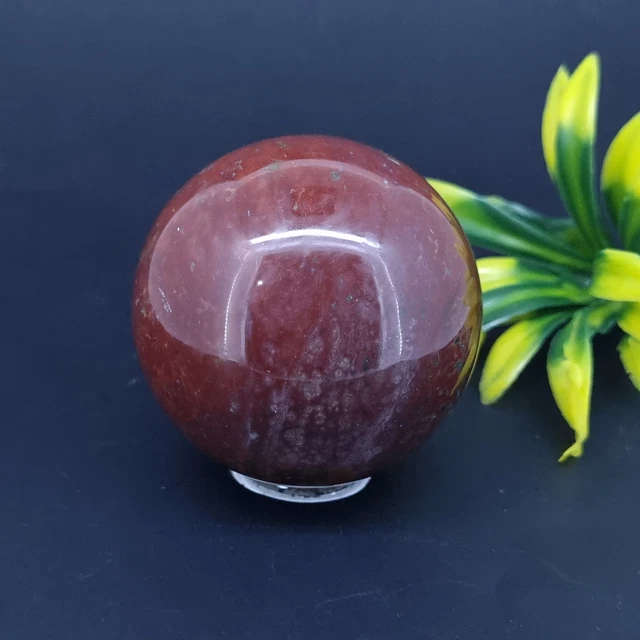 Natural Loose Gemstone Certified 55.19 mm Round Red Jasper Healing Sphere k540