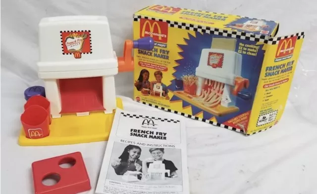 INCOMPLETE Vintage 1993 McDonald’s Happy Meal Magic Cookie Maker Mattel