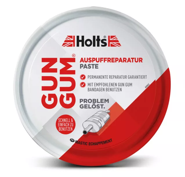 Holts Gun Gum Gafas Pasta de Reparación de Escape 200g Sellador Kit