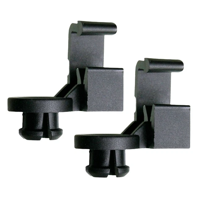 2pcs Clips Black For Mazda High Quality Practical To Use Prop Rod Grommet