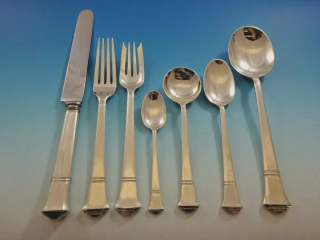 Windham by Tiffany and Co Sterling Silver Flatware Set Service 44 Pieces