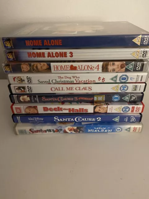 Christmas Movies Films DVD Bundle Job Lot X 9 Classic Xmas Family Inc Home Alone