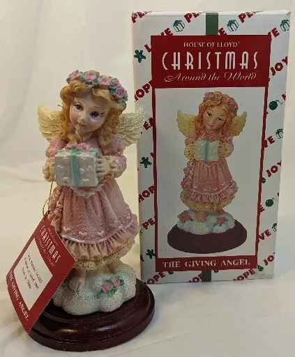 Vintage House Of Lloyd Christmas Around The World The Giving Angel 1996 Figurine