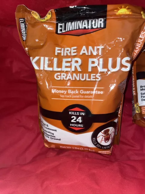 Eliminator Fire Ant Killer Plus Granule 3Lbs Money back guarantee
