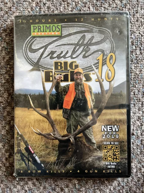 New in package 2015 Primos Hunting The Truth 18 Big Bulls DVD Bow & Gun