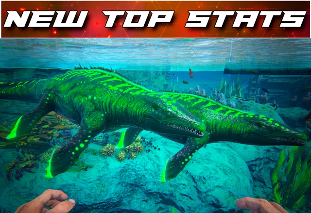 Ark survival Evolved X-Basilosaurus (basilo) Golden 51K HP Top