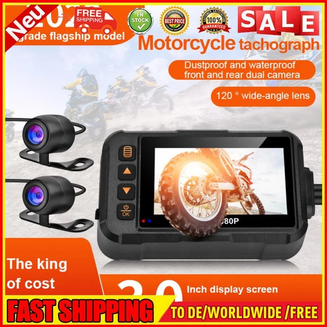 Registratore di guida moto 1080P/720P registratore di azionamento universale fissaggio manuale