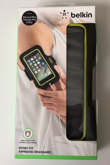 Belkin Sport Fit Armband - for iPhone - 8 Plus , 7 Plus ,6s Plus, 6 Plus
