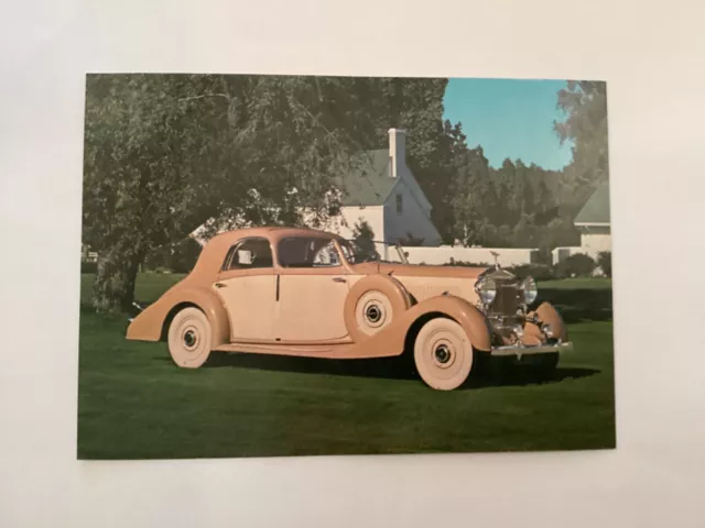 1938 Rolls-Royce Sedanca De Ville Unposted Postcard