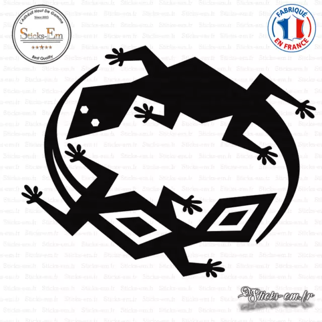 Sticker Lizards Tribal Decal Aufkleber Pegatinas A-002 Couleurs au choix