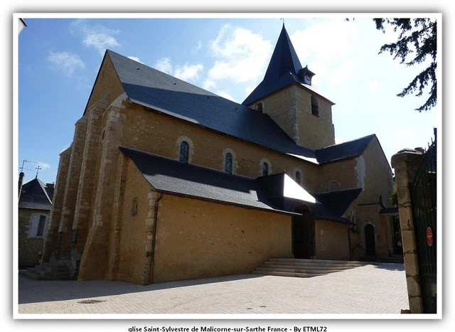glise Saint-Sylvestre de Malicorne-sur-Sarthe France  Church religion