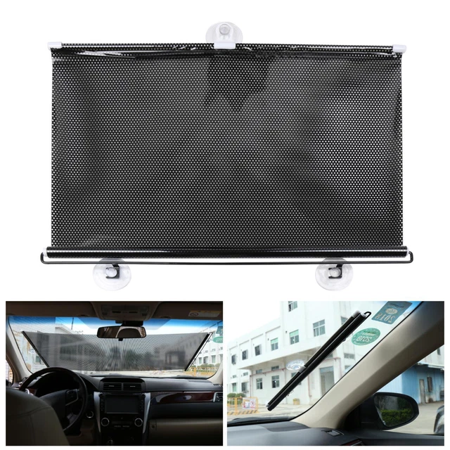 Car Window 49  x 18.9inches Roll Up Reflective Cover Sun Shade w Suction Cups