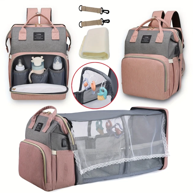 Diaper Bag Multifunction Portable Waterproof Large Capacity Travel Baby Changing