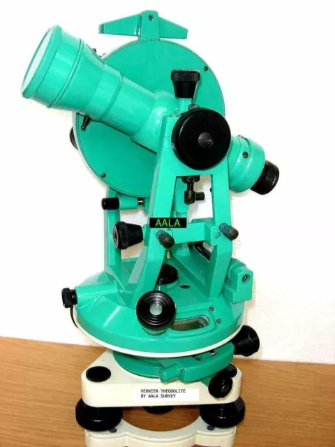 20 secondi alluminio teodolite Vernier transito teodolite con scatola