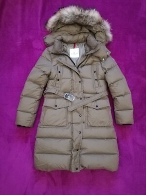 MONCLER MANTEL MIT Fell _Gr. XXL (44)_ 