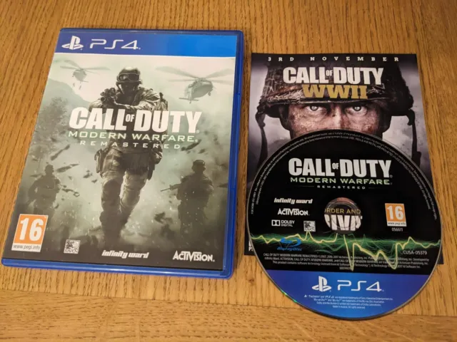 Call Of Duty Modern Warfare Remastered PS4