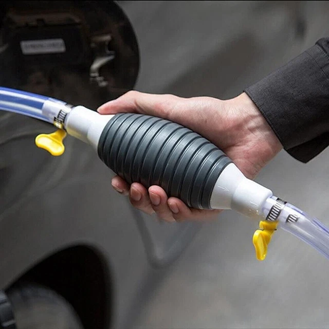 Pompa Manuale A Sifone Per Barile E Tanica, Aspirazione Benzina Diesel Acqua Olio, 200 Cm³