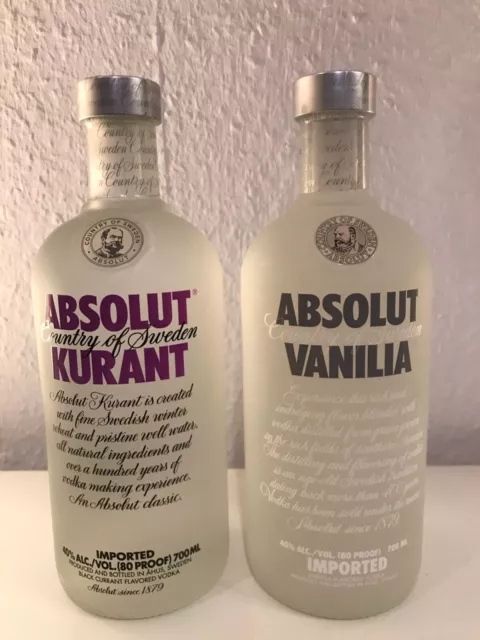 Abslout Vodka Sammlung Teil 2, 6 Flaschen NEU / voll, s. Bilder und Beschreibung 2