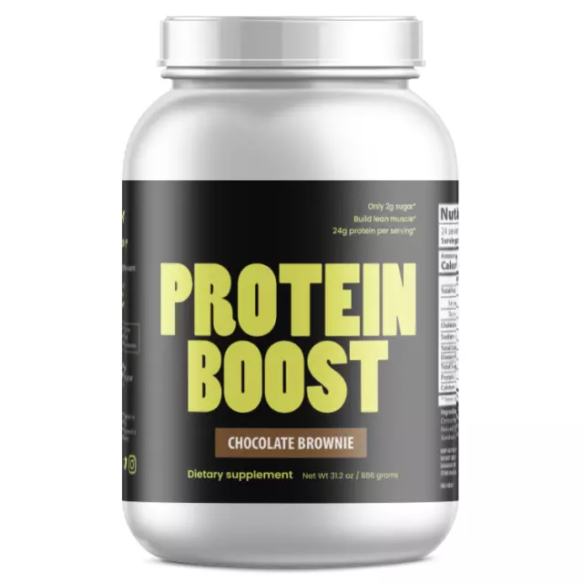 Protein Boost: Whey Protein - Chocolate Brownie 2.09lbs (950g)