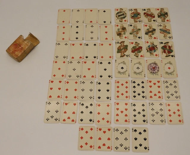 Crac Jeu Amusant Et Anime Vintage Original Playing Cards New