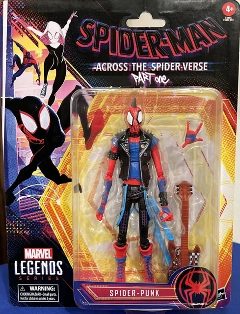 thumbnail interactive-video image 1 of Hasbro Marvel Legends Series Spider-Punk 6-Inch Action Figure – Spider-Man Across The Spider-Verse, New 1 of 3