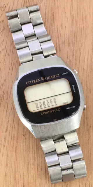 Citizen Crystron LC 9120A Doesn'T Works For Parts Quartz Digital 1 5/16in