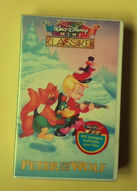 PETER UND DER Wolf - Walt Disney Klassiker- VHS - NEU - Rarität £71.30 ...