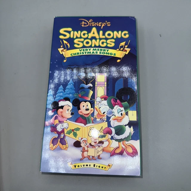 DISNEY'S SING ALONG Songs Very Merry Christmas Songs Vol.8 (VHS