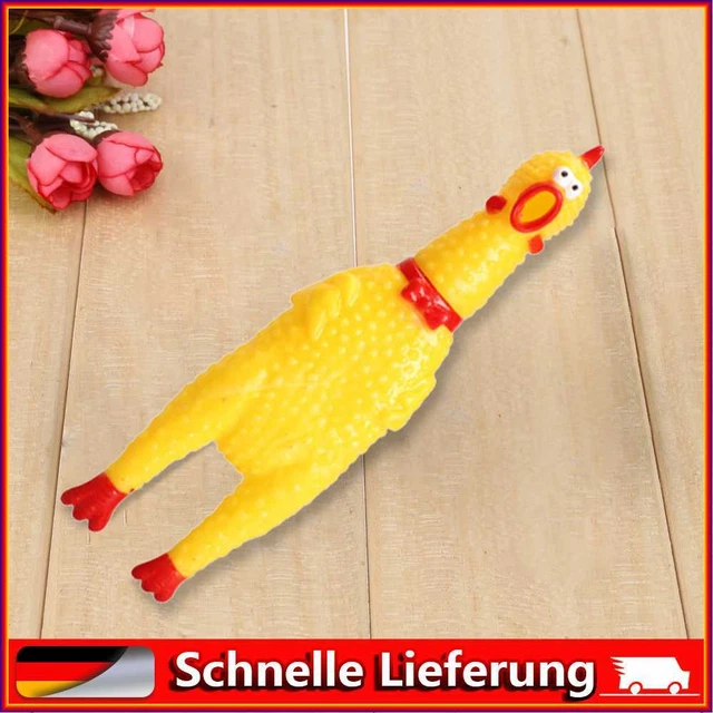 New Funny Vent Chicken Shrilling Chicken Sound Squeeze Gritar Juguete E0Xc