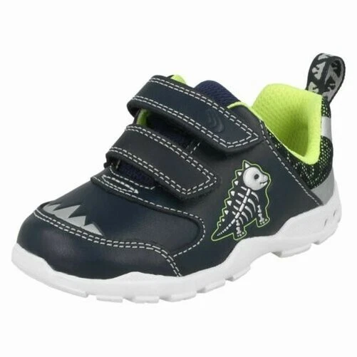 'Ragazzi Clarks' Primo Scarpe Dinosauro Scarpe Sportive - Brillante Rex