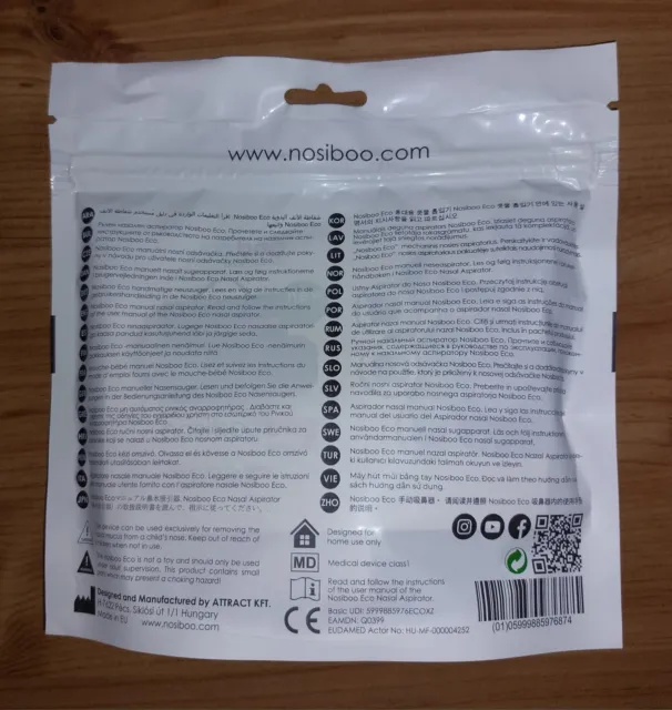 NEU☆ NOSIBOO ECO☆ manueller Nasensauger Babypflege 3