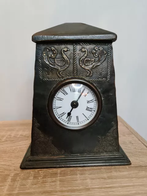 Arts And Crafts Art Deco Mantel Clock - Unworking