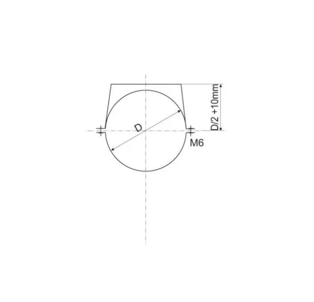 Chimenea Tubo Soporte de Pared Forro Clip Humero Forrado Abrazadera Multi 2