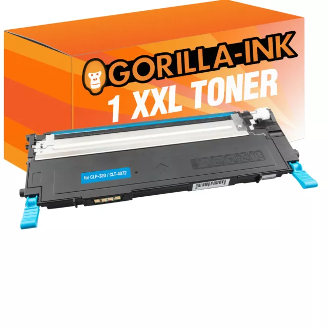 Toner XXL Cyan für Samsung CLP-320 N CLP-325 N CLX-3185FW CLX-3185N CLT-C4072