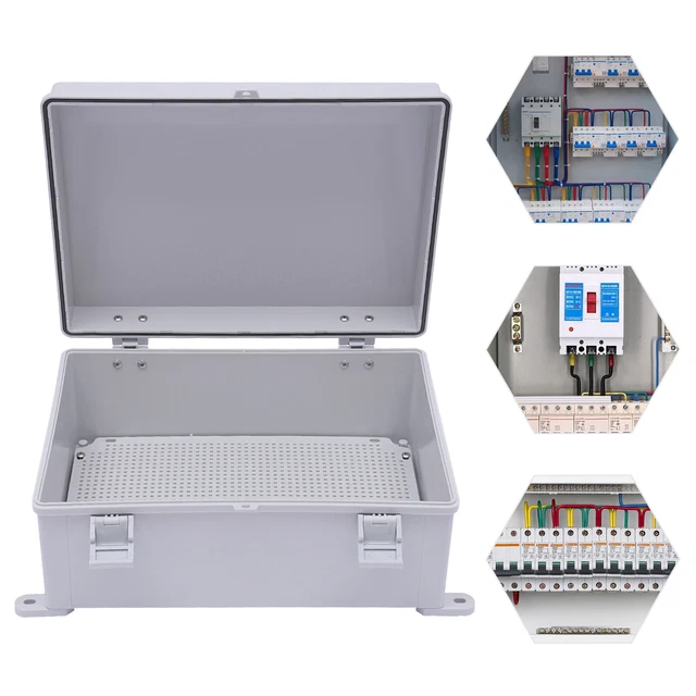 WALLMOUNTED 15.7& ELECTRICAL Box Enclosure Weatherproof DIY Junction