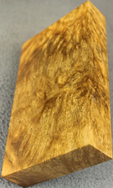 Sindora Burl Blank: ¡1 1/2"" X 5 1/16"" X 8 1/2"" Colores/Figuras De Ojos Únicos! Sdb054