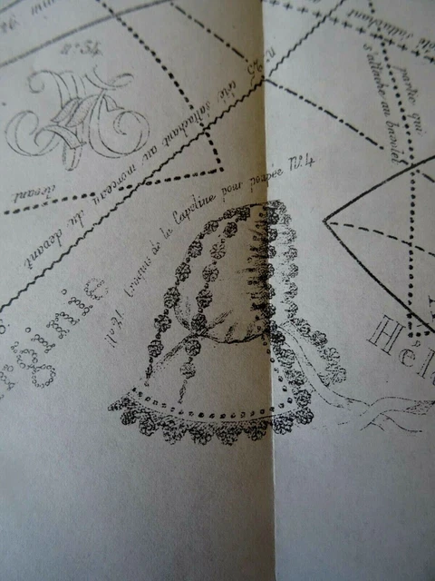 Patron Ancien La Poupée Modèle N°38 - Robe Princesse Capeline 1868, Reproduction