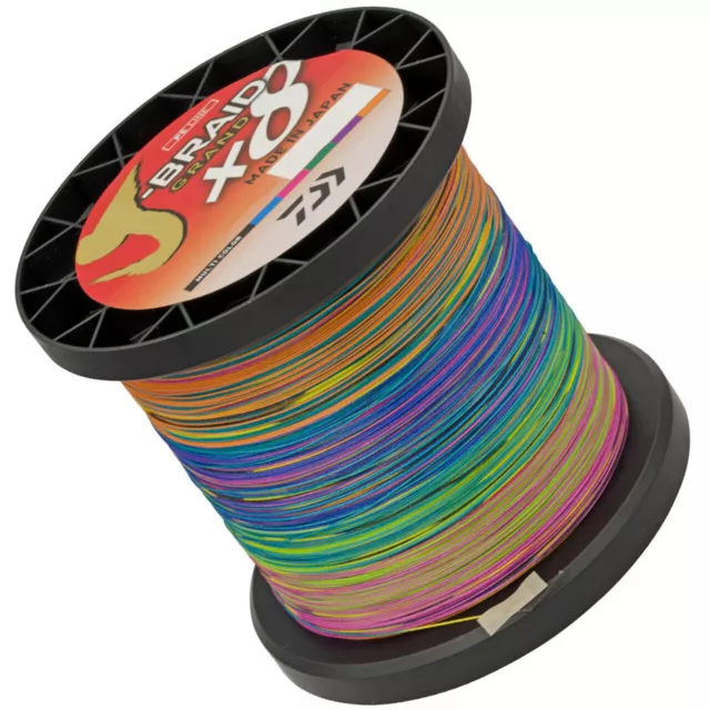 DAIWA J BRAID Grand x8 1500m Multi Colour Braid Fishing Line - Choose Lb  BRAND N $289.00 - PicClick AU