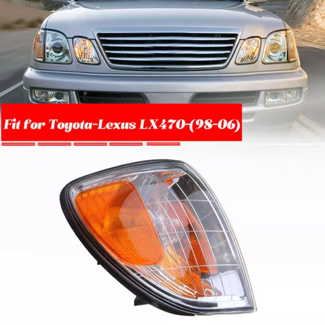 Right Side Marker Corner Parking Lights Turn Signals For Lexus LX470 1998-2007 -